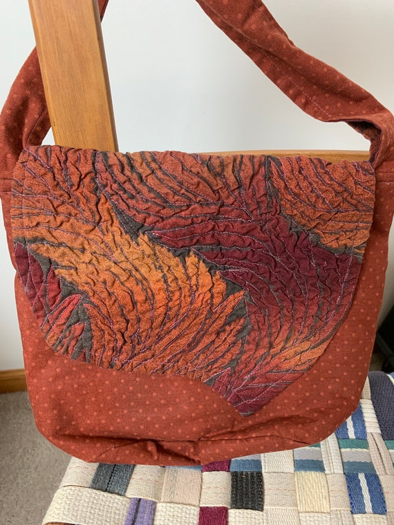 Fall Leaf Design Handmade Purse - image 2