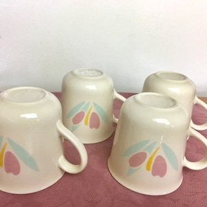 Corning Tulip Accents Mugs, Set of Four
