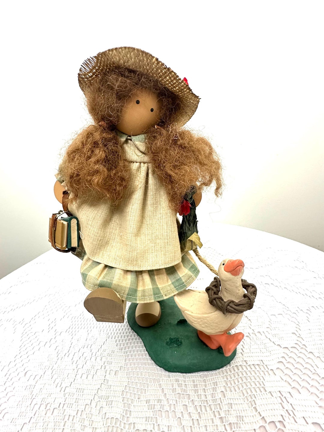 Vintage Lizzie High 10th Anniversary Folk Art Doll, 1994 Etsy