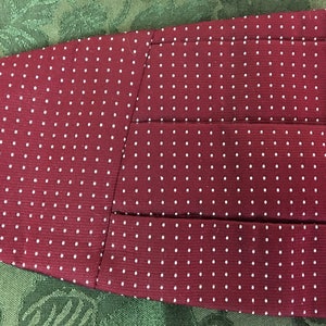 Vintage Cranberry/dark Red Cummerbund and Matching Bow Tie, 1980s - Etsy