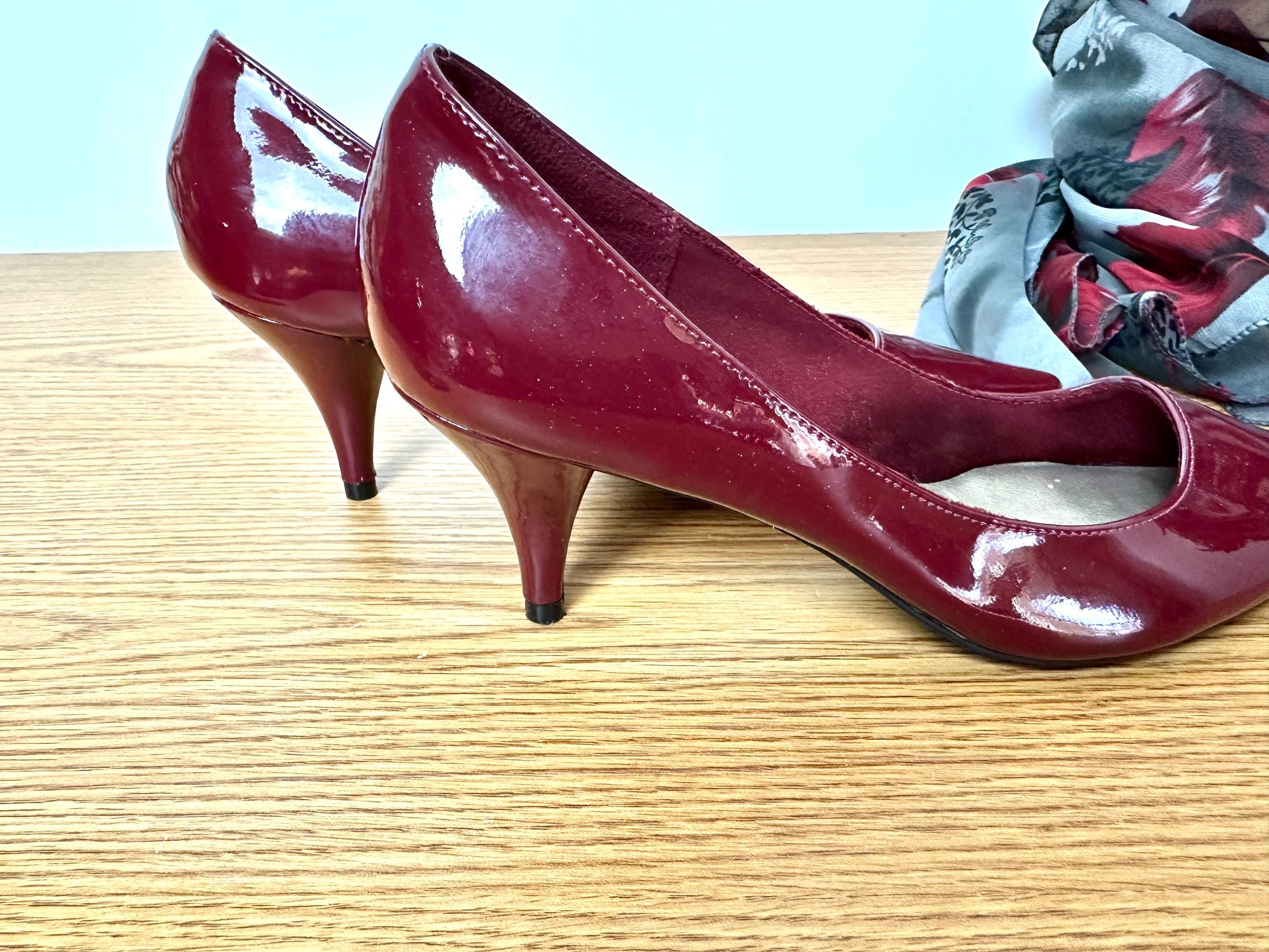 Vintage Dexter Cranberry Y2K Kitten Heels, Size 8 - Etsy