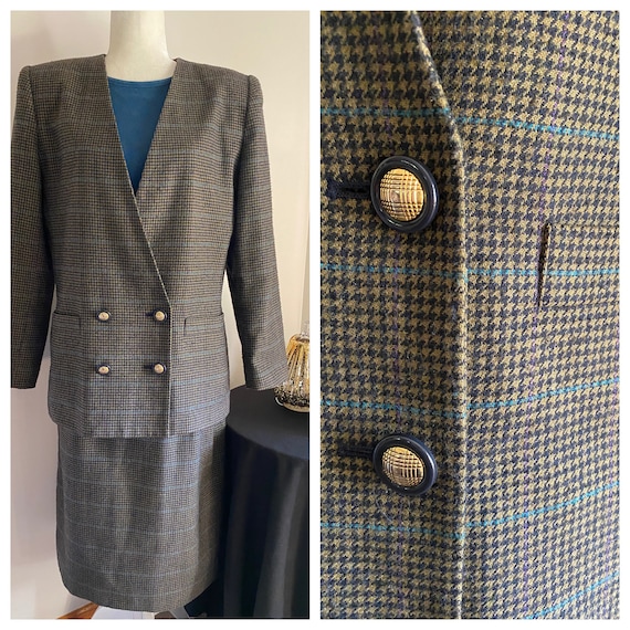 Classic Le Suit Blazer and Skirt, Size 12