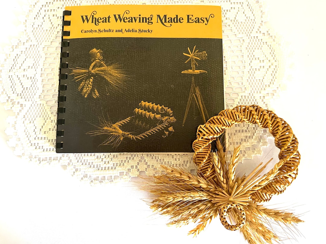 How to Book wheat Weaving Made Easy With Handmade Wreath Etsy