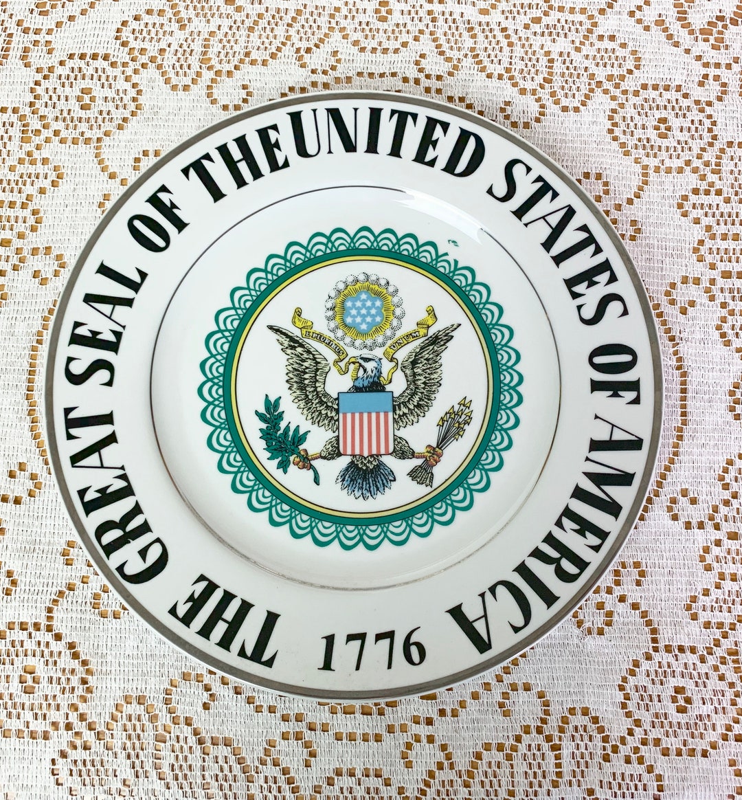 The Great Seal United States Commemorative Plate 200th Ann