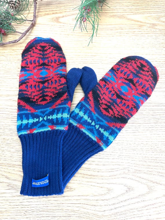 Vintage Pendleton Wool Mittens - image 2