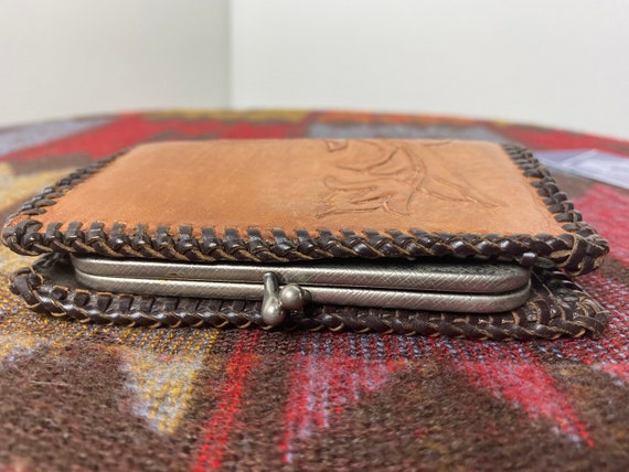 Hand Tooled Leather Wallet - image 2