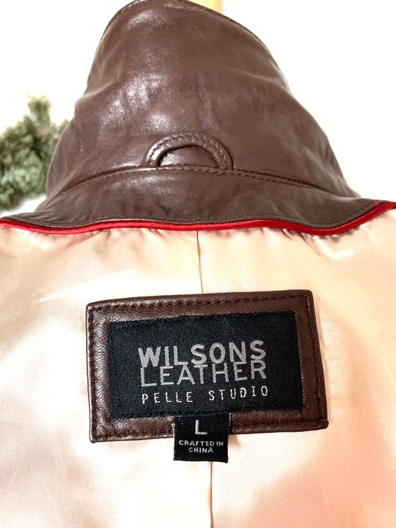 Veste En Cuir Noir Wilsons Pour Femme - Taille Medium - Occasion En Très Bon état - Coupe Classique