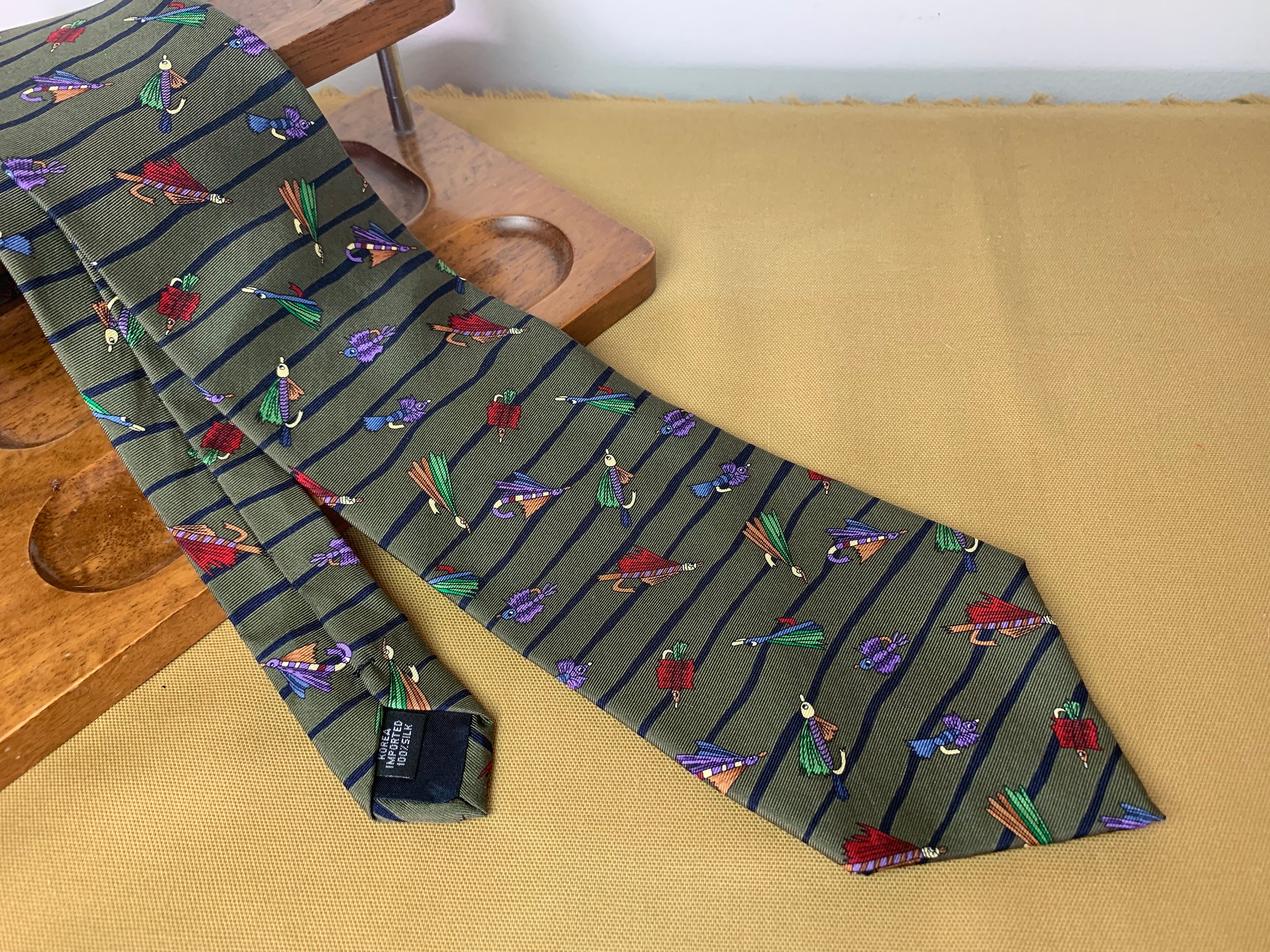 Save the Children Silk Fly Tie 1980s | Etsy