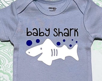 Baby Shark Onesie | Ocean Theme Bodysuit