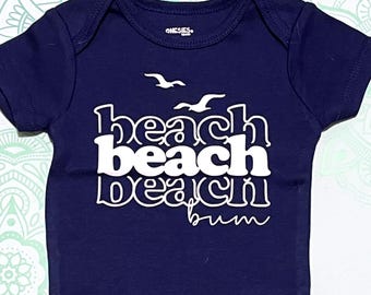 Beach Bum Baby Onesie | Coastal Baby Bodysuit