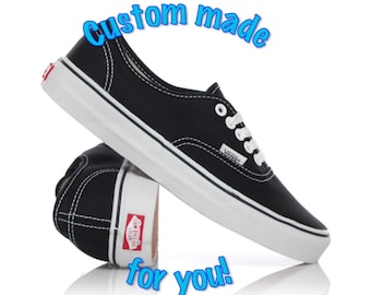 Custom Painted Vans shoes Authentics, choose your design- COST of SHOE ONLY
