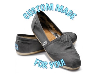 Custom Painted Toms shoes, choose your design-COST of SHOE ONLY