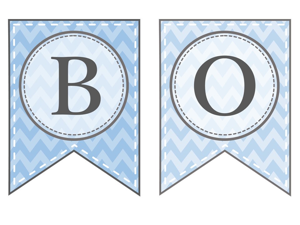 Printable Baby Banner It's a Boy Instant Download Etsy