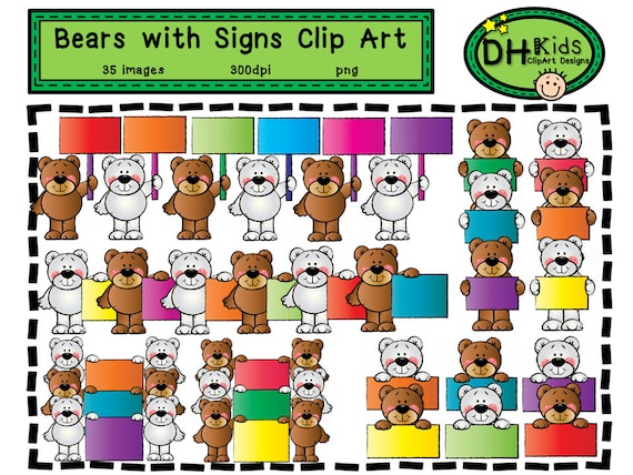 Bear Clip Art Bear Instant Download Bear Art Bear - Etsy