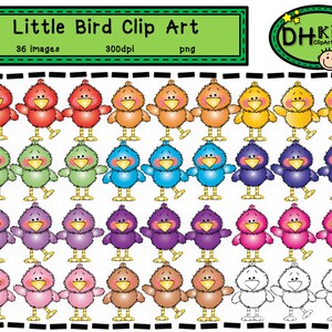 Bird Clip Art, Bird Clipart, printable bird, bird instant download, classroom clipart, teacher clipart, bird art, cupcake topper, spring