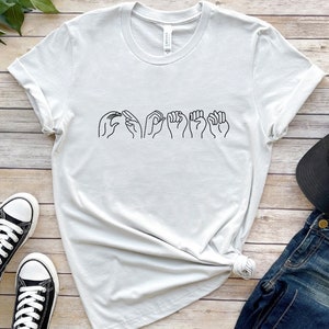Chosen Shirt, ASL Shirt, Sign Language Shirt, ASL Gift, Christian Gift, Christian ASL Shirt