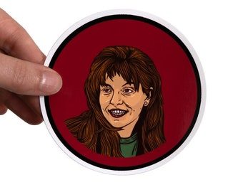 Laura Palmer Sticker! Twin Peaks Sticker, Fire Walk With Me, Dead wrapped in plastic, Red Room, Sheryl Lee