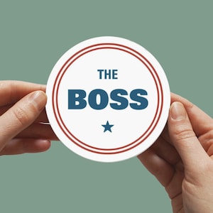 THE BOSS Sticker! Bruce Springsteen inspired, laptop, case, Rock music, E street Band, waterproof sticker, laptop, case