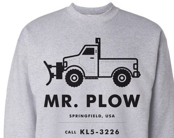 Mr Plow Mens T-Shirt Gift Present Funny Truck TV Snow Prop Meme x13 Colours 
