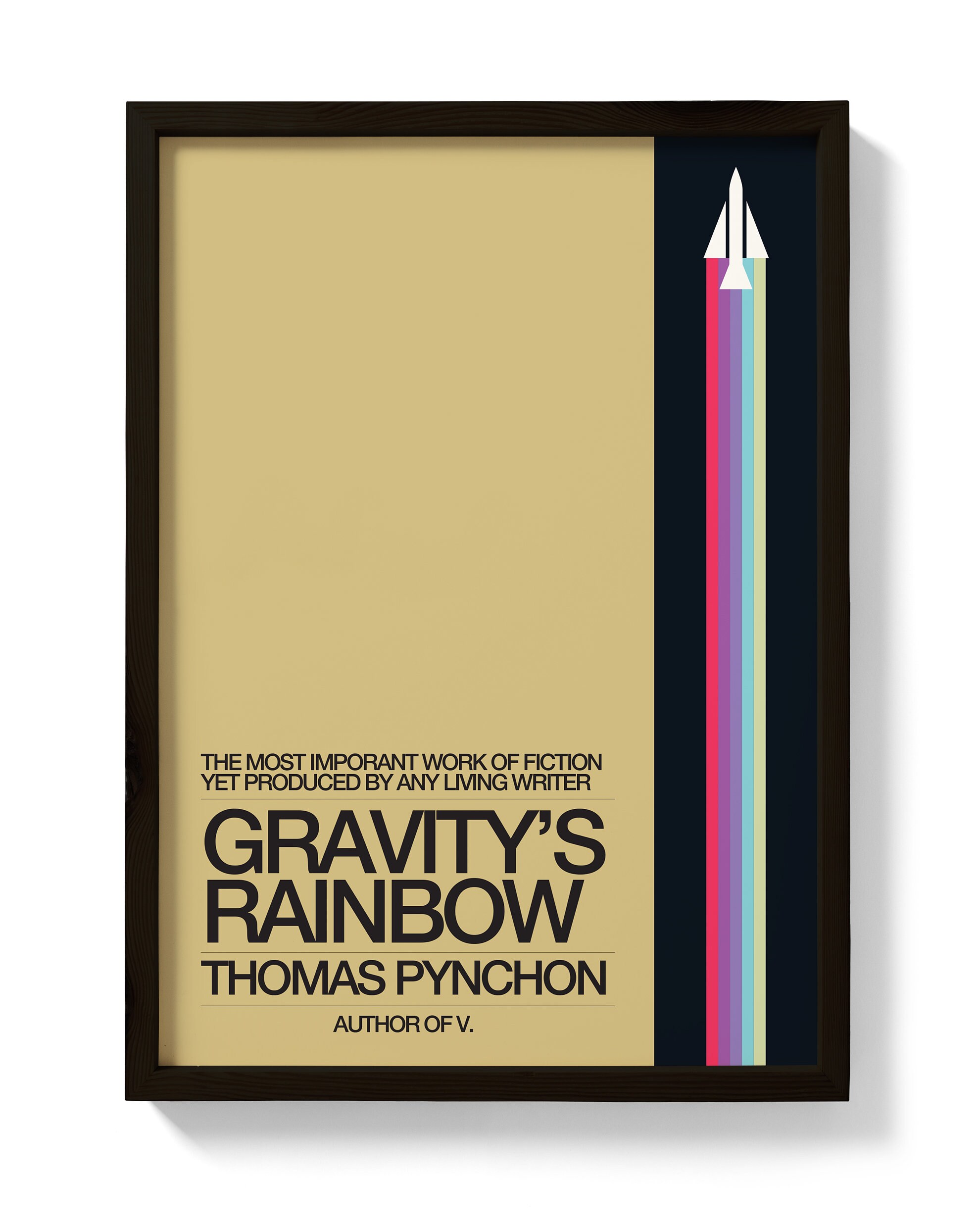 Gravity's Rainbow First Edition Print, Thomas Pynchon, the Gravity's Rainbow First Edition Print, Thomas Pynchon, the