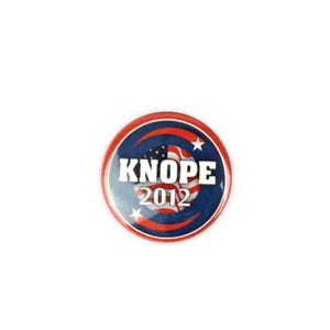 Knope 2012 Election Button! Parks and Recreation, Amy Poehler, Knope 2012,