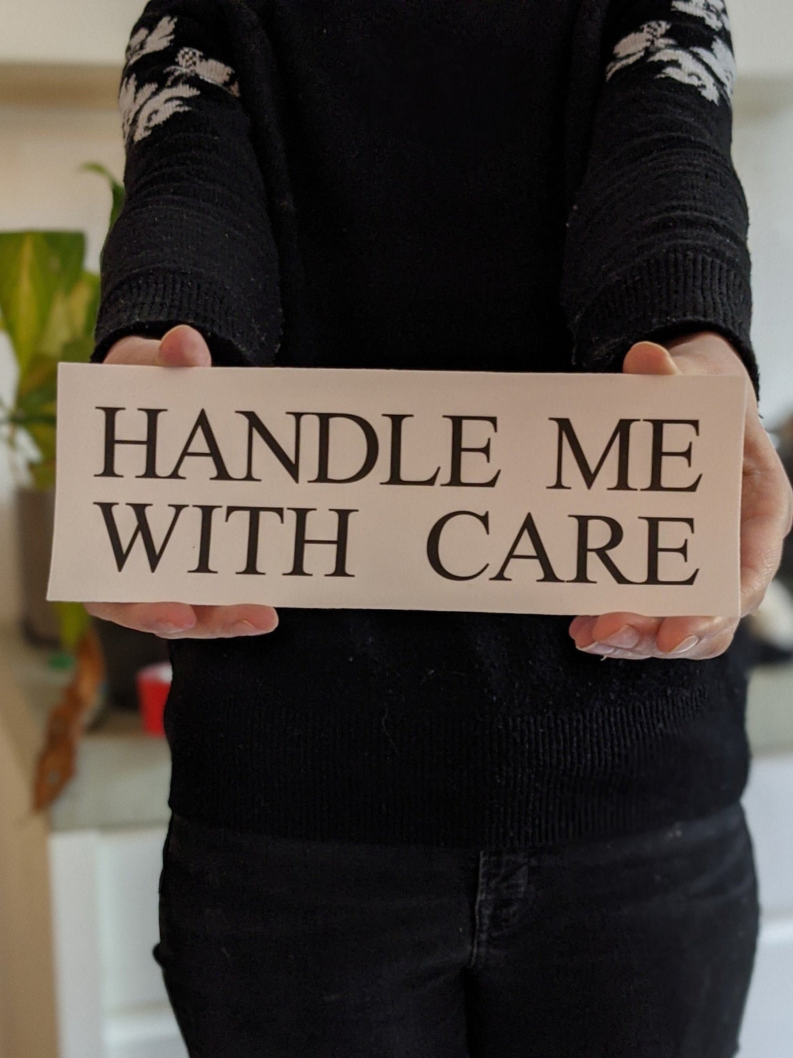 Traveling Wilburys inspired sticker Handle me with care Traveling Wilburys inspired sticker Handle me with care