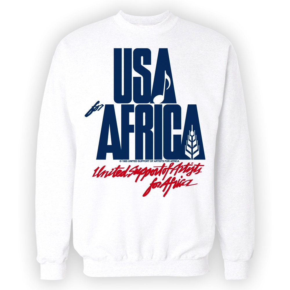USA for Africa Jumper! Remake of Iconic 80s Jumper, Warn by Kenny 