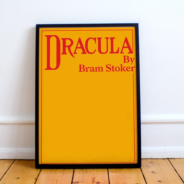 Dracula First Edition Print  of the novel by  Bram Stoker, Count Dracula, Vampire, Fantasy, Transylvania, Van Helsing