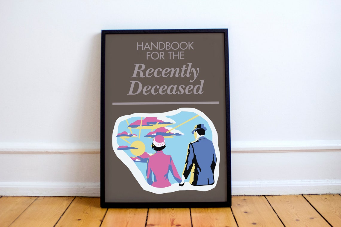 Beetlejuice Poster Handbook for the Recently Deceased Print - Etsy