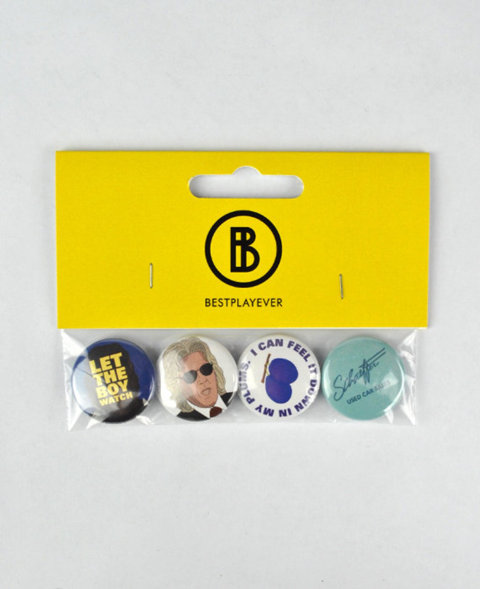 Ashley Schaeffer Buttons! Badge Set, Eastbound and Down Buttons! I Can