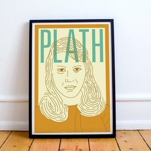 Sylvia Plath Print! The Bell Jar The Colossus Ariel, Poesie, Ted Hughes, Kunst, Poster, Doppelbelichtung,