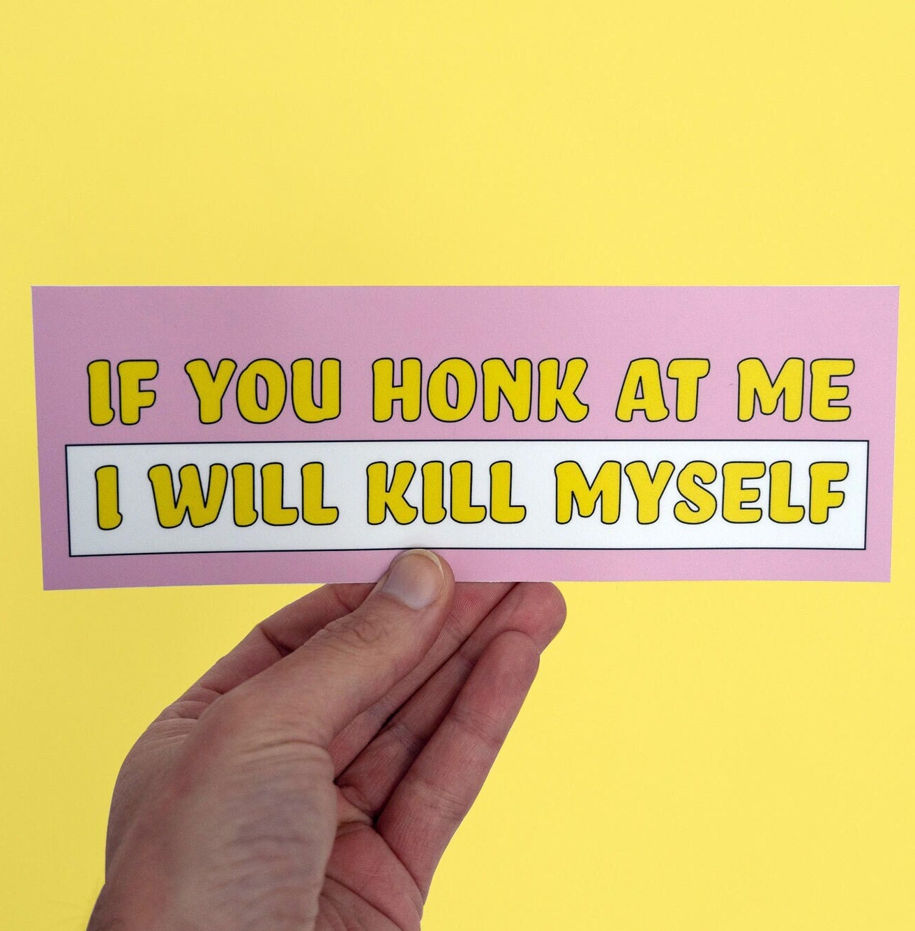 Adesivo Paraurti In Honk Adesivo Autoadesivo - Italy