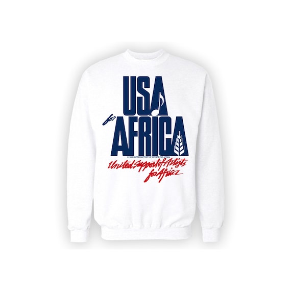 USA for Africa Jumper! Remake of Iconic 80s Jumper, Warn by Kenny 