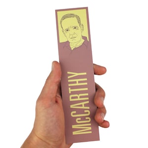 Cormac McCarthy Bookmark! The Road, No Country for Old Men, Child of God, writer