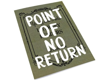 Point Of No Back als Notizbuch! Michael J Fox 1980er Jahre zurück in die Zukunft III 3 Michael J Fox, Doc Emmett Brown Marty mcfly