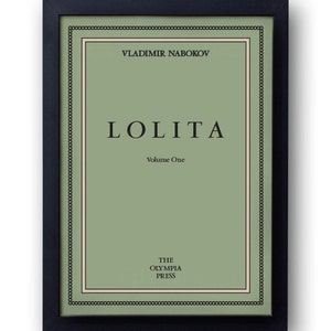 Lolita First Edition Print of the Novel by Vladimir Nabokov - Etsy