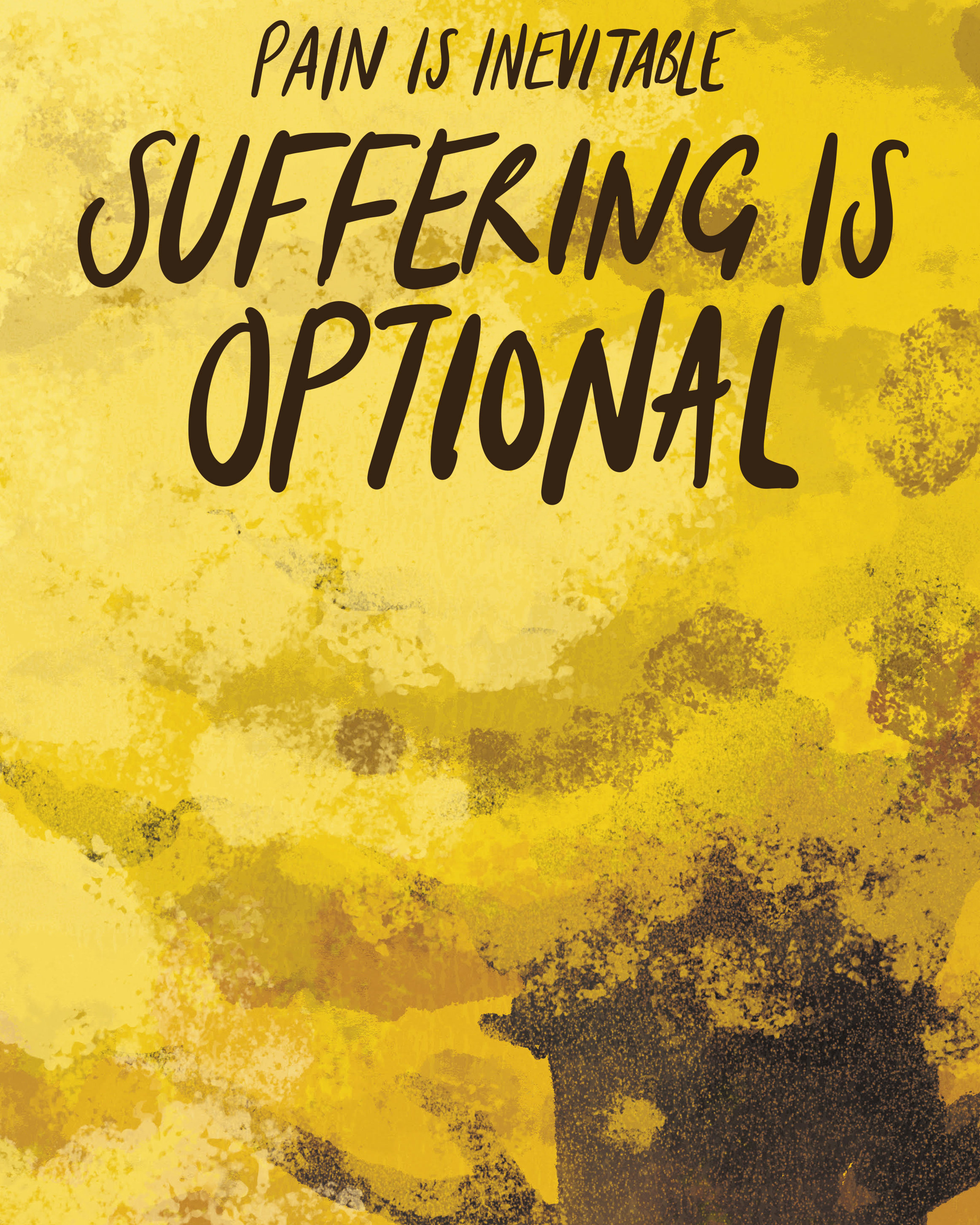 Pain is Inevitable Suffering is Optional Haruki Murakami Etsy