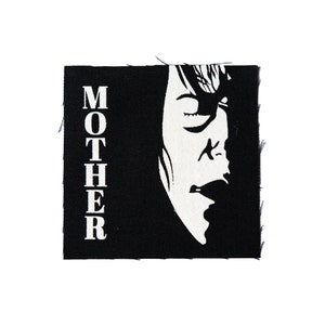 Danzig Mother Patch, horror patches voor jassen, metaal, zeefdruk, naai op punk patch, top rocker, occult, goth zeefdruk patch,