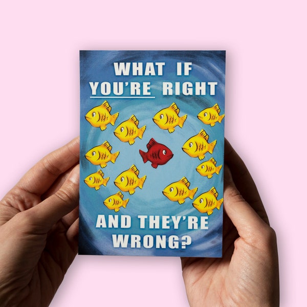 Fargo Sticker! What If You're Right And They're Wrong Sticker! tv series. Martin Freeman, Billy Bob Thornton, Coen brothers, fargo season 1