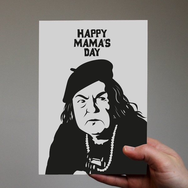 Mama Fratelli inspired Mother's Day card! Goonies, 1980s card, Anne Ramsey chunk