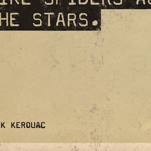 Jack Kerouac On The Road Poster, beat generation, jazz, big sur, Allen Ginsberg, image 4