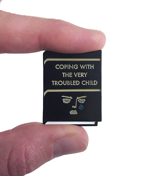 Coping With the Very Troubled Child Enamel Pin Wes Anderson 