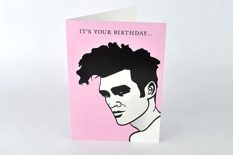 Morrissey Birthday Card i've Come to Wish You an - Etsy