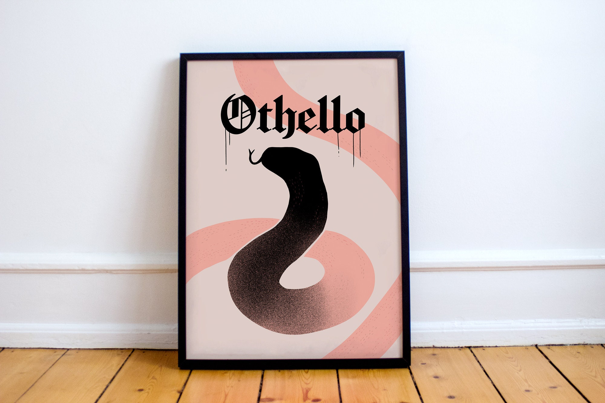 Othello Print! William Shakespeare Inspired Poster, the Tragedy of
