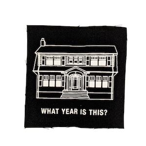 What Year Is This? Laura Palmers House Patch, Screen Printed, Twin Peaks, david lynch, agent dale cooper, laura palmer