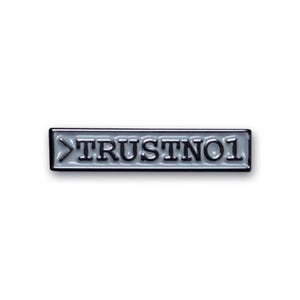 TRUSTNO1 - X-Files Inspired Pin!  Mulder&#39;s Iconic Password - UFO, Sci-Fi, Alien Collector&#39;s Badge, FBI, 90s TV Show Fan Gift, 90s Nostalgia