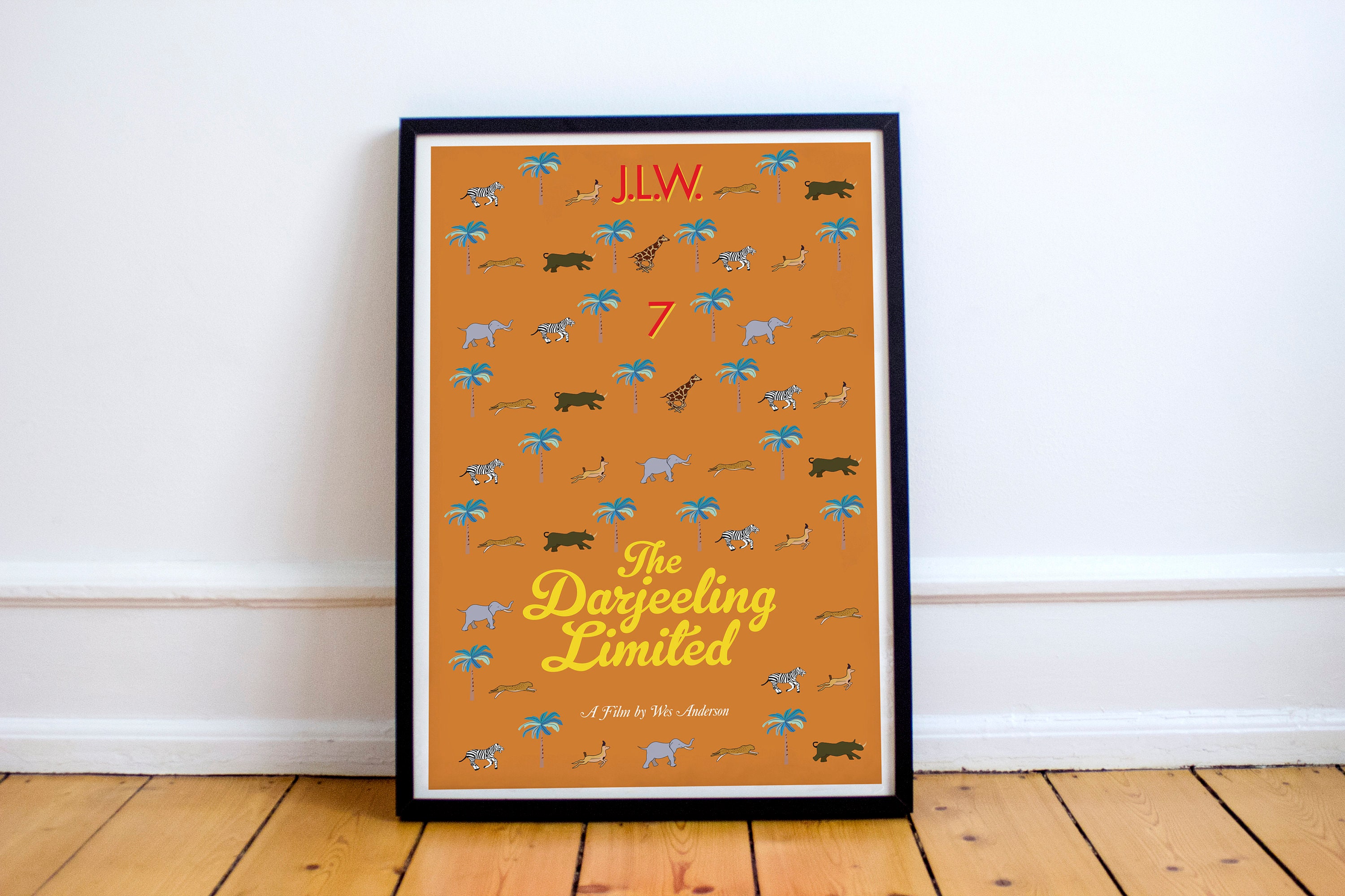 The Darjeeling Limited Inspired Notebook Wes Anderson JLW 7 