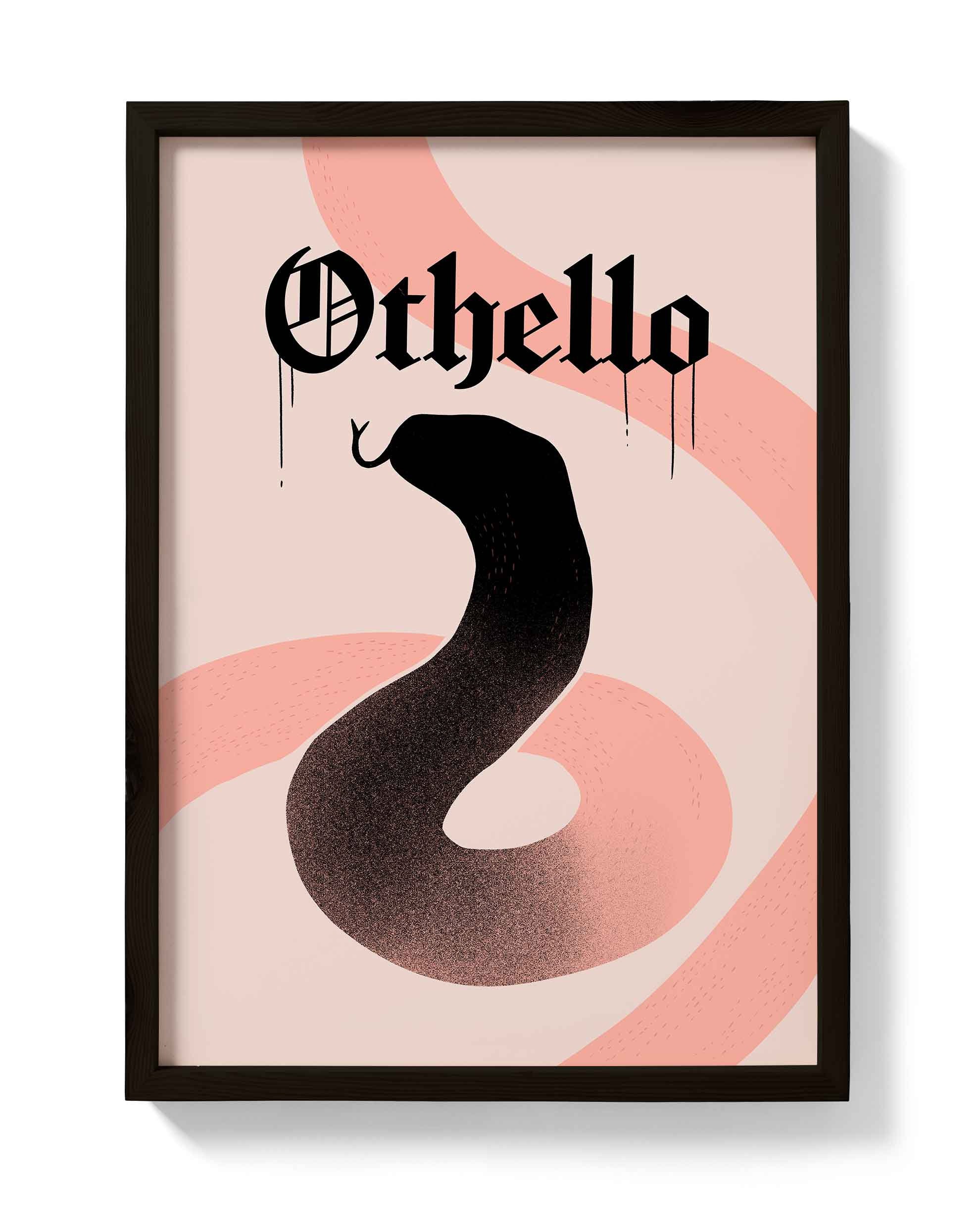 Othello Print! William Shakespeare Inspired Poster, the Tragedy of