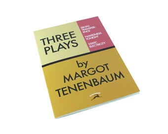 Tre opere teatrali di Margot Tenenbaum come quaderno! Wes Anderson, Royal Tenenenbaum ispirato