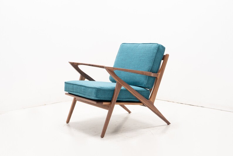 Mid Century Selig Style Z Chair